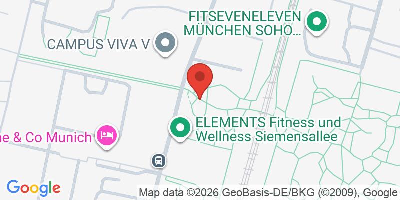 Mapa de la ubicación de Spielplatz "Baierbrunner Straße, westlich der Bahngleise"