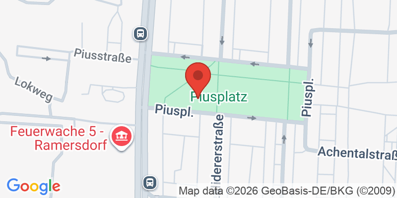 Mapa de la ubicación de Spielplatz "Piusplatz"