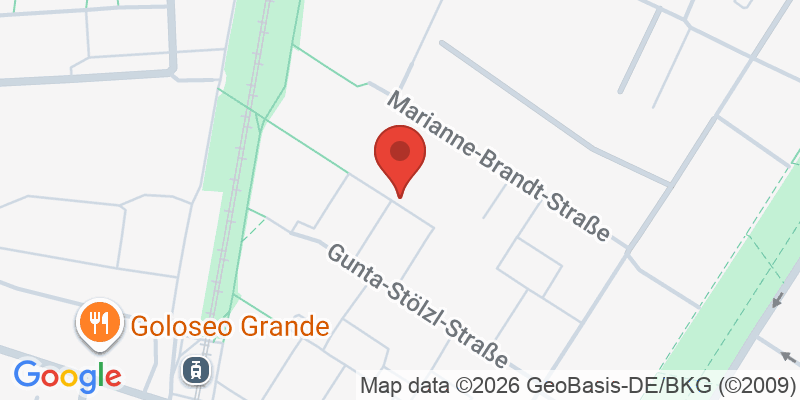 Mapa de la ubicación de Spielplatz "Marianne-Brandt-Straße, südlich der Hausnummer 19"