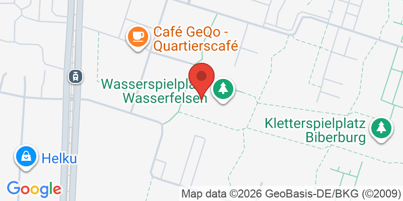 Mapa de la ubicación de Spielplatz "Prinz-Eugen-Park, östlich der Eugen-Jochum-Straße 4, Wasserspielplatz"