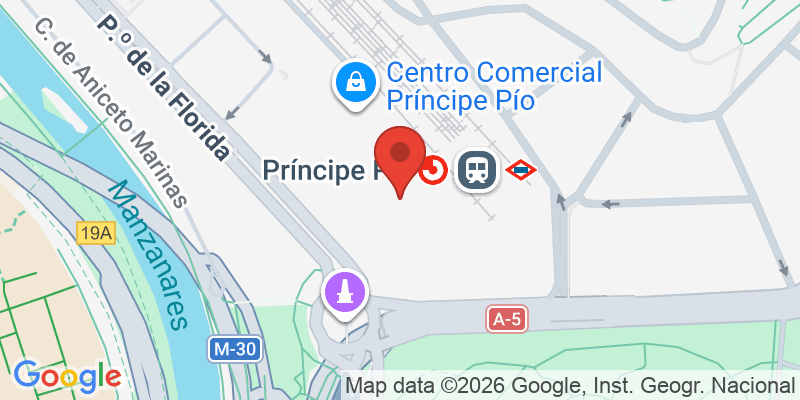 Mapa de la ubicación de Poly Juguetes C.C. Príncipe Pío