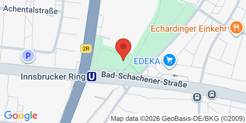 Mapa de la ubicación de Spielplatz "Echardinger Grünstreifen, Bad-Schachener-Straße"