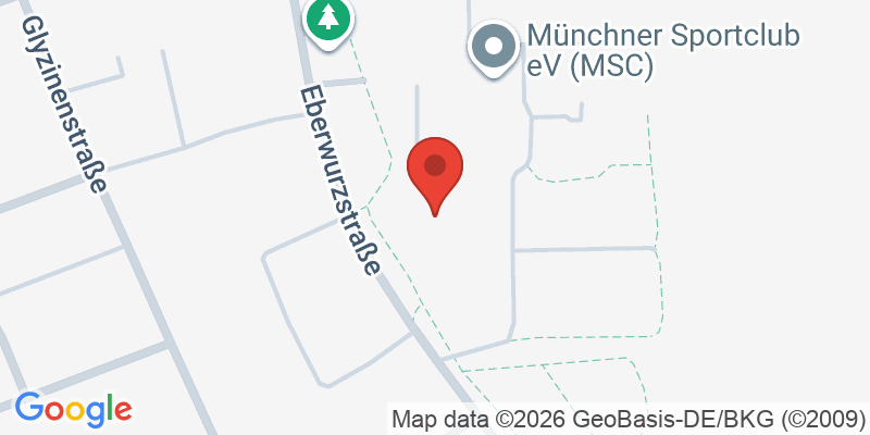 Mapa de la ubicación de Spielplatz "Eberwurzstraße, südlich der Sportanlage, Bolzplatz"