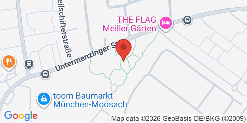 Mapa de la ubicación de Spielplatz "Melitta-Bentz-Straße, Untermenzinger Straße"
