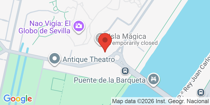 Mapa de la ubicación de Isla Mágica