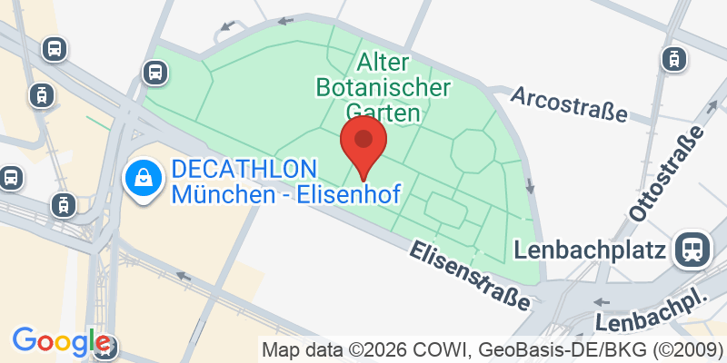 Mapa de la ubicación de Spielplatz "Alter Botanischer Garten, Elisenstraße"
