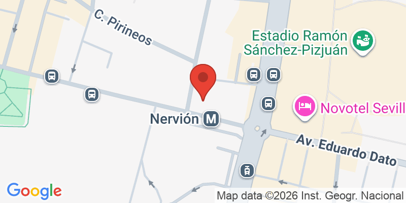 Mapa de la ubicación de Baobab aprender jugando Sevilla - Nervión