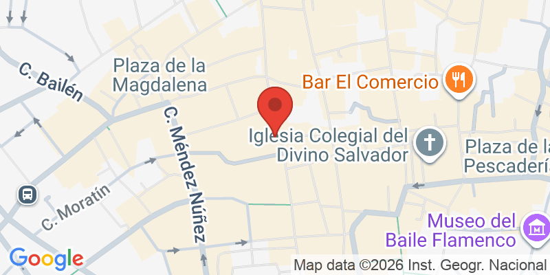 Mapa de la ubicación de Baobab aprender jugando Sevilla - Centro