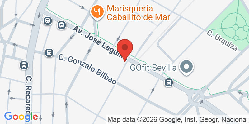 Mapa de la ubicación de Baobab aprender jugando Sevilla - Santa Justa