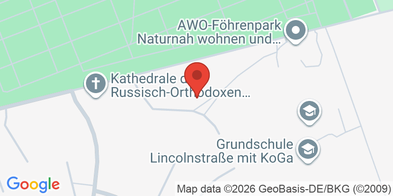 Mapa de la ubicación de Spielplatz "Lincolnstraße 60, Red Dragon"