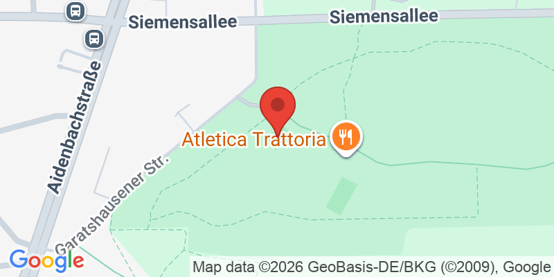Mapa de la ubicación de Spielplatz "Siemenspark, östlich der Garatshausener Straße 8"