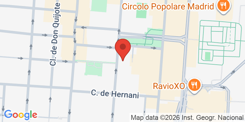 Mapa de la ubicación de Toy Planet Madrid