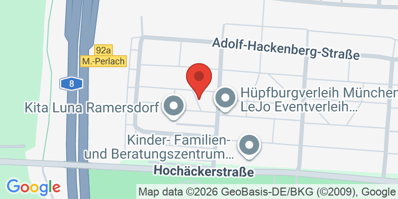 Mapa de la ubicación de Spielplatz "Hochäckerstraße, westlich der Anneliese-Fleyenschmidt-Straße"