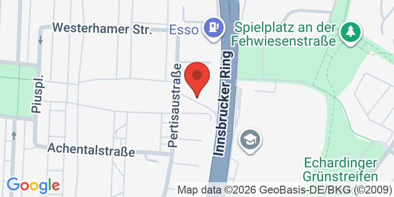 Mapa de la ubicación de Spielplatz "Erdinger Anger, Innsbrucker Ring"