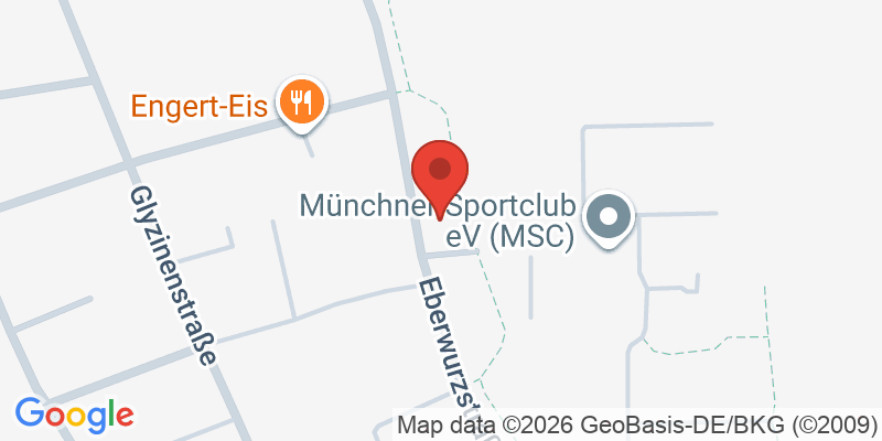 Mapa de la ubicación de Spielplatz "Eberwurzstraße, westlich der Sportanlage, Spielbereich"