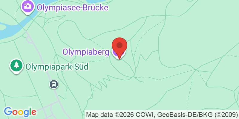 Mapa de la ubicación de Spielplatz "Olympiaberg, großer Rodelhang"