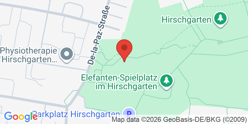 Mapa de la ubicación de Spielplatz "Hirschgarten, Wasserspielplatz"