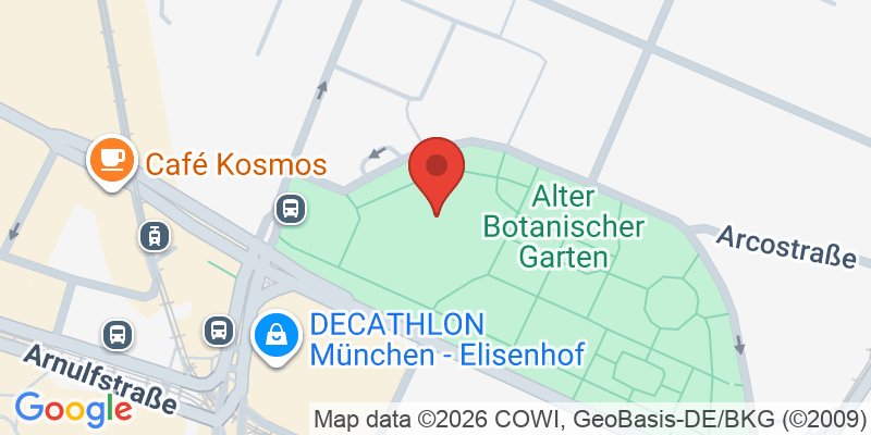 Mapa de la ubicación de Spielplatz "Alter Botanischer Garten, Sophienstraße"