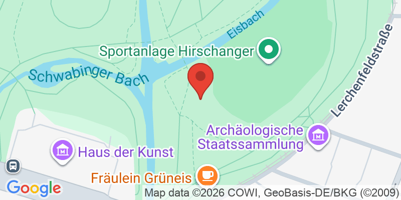 Mapa de la ubicación de Spielplatz "Englischer Garten, Am Hirschanger"