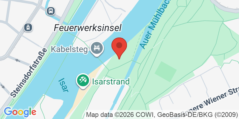 Mapa de la ubicación de Spielplatz "Zellstraße, nördlich Kabelsteg"