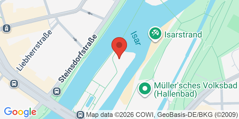 Mapa de la ubicación de Spielplatz "Auf der Insel, hinter Vater Rhein Brunnen"