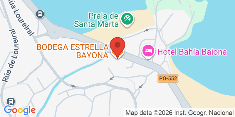 Mapa de la ubicación de Adega Estrella Baiona