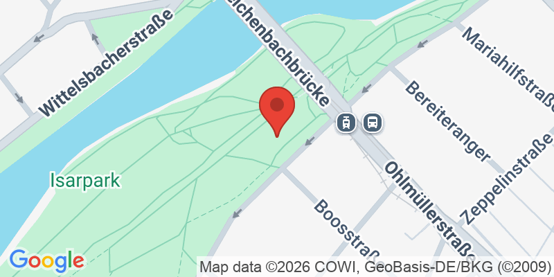 Mapa de la ubicación de Spielplatz "Eduard-Schmid-Straße, links der Reichenbachbrücke, gegenüber Hausnummer 14"