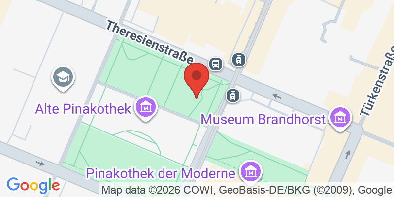 Mapa de la ubicación de Spielplatz "Barerstraße, Alte Pinakothek"