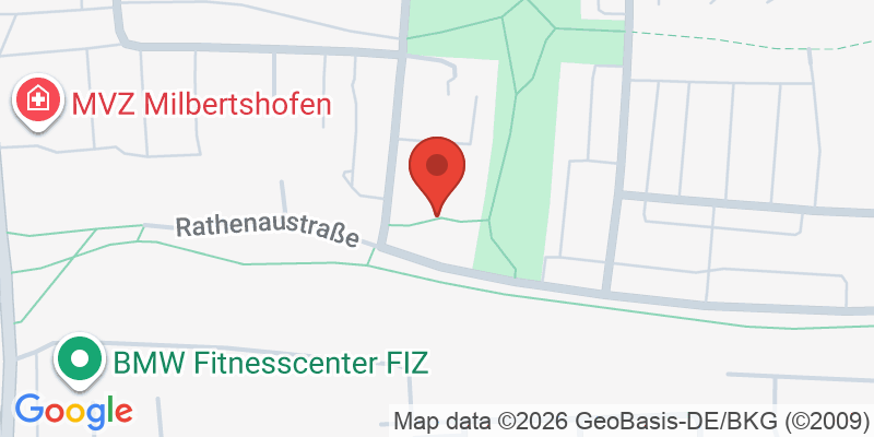 Mapa de la ubicación de Spielplatz "Rathenaustraße, Harthofanger Süd"