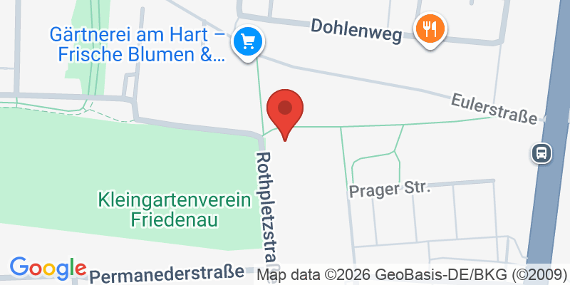 Mapa de la ubicación de Spielplatz "Rothpletzstraße, Ecke Rathenaustraße"