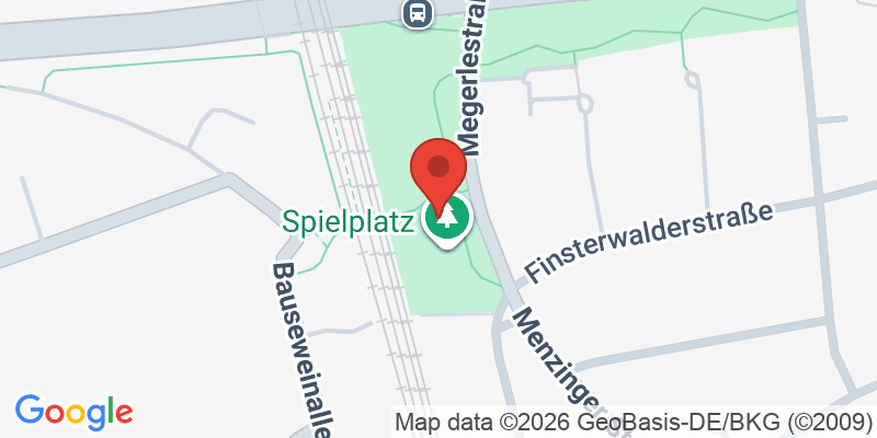 Mapa de la ubicación de Spielplatz "Megerlestraße"