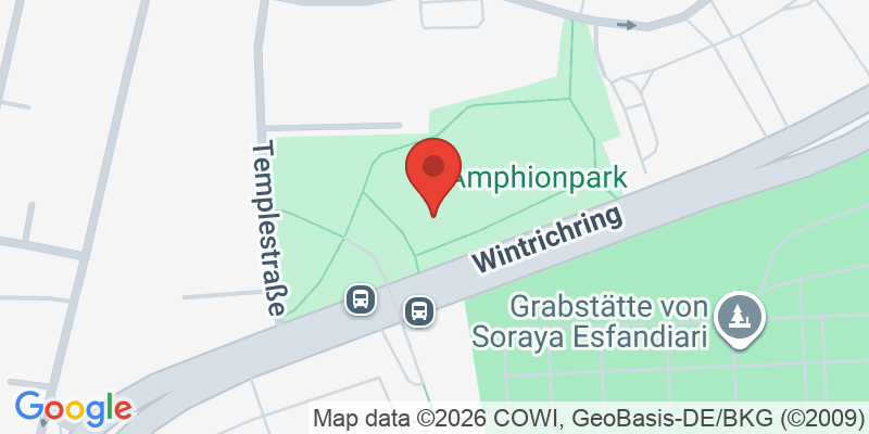 Mapa de la ubicación de Spielplatz "Amphionpark, Templestraße, Bolzplatz"
