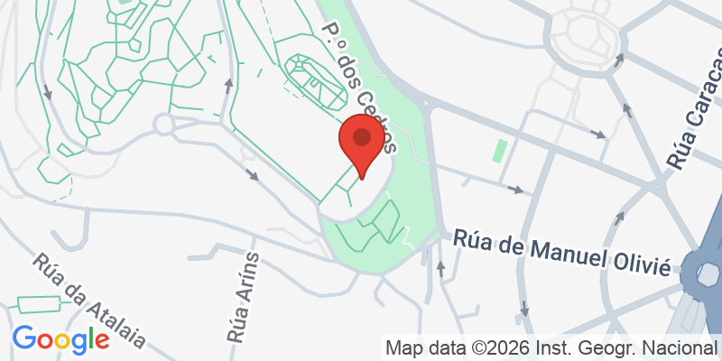 Mapa de la ubicación de Parque do Castro