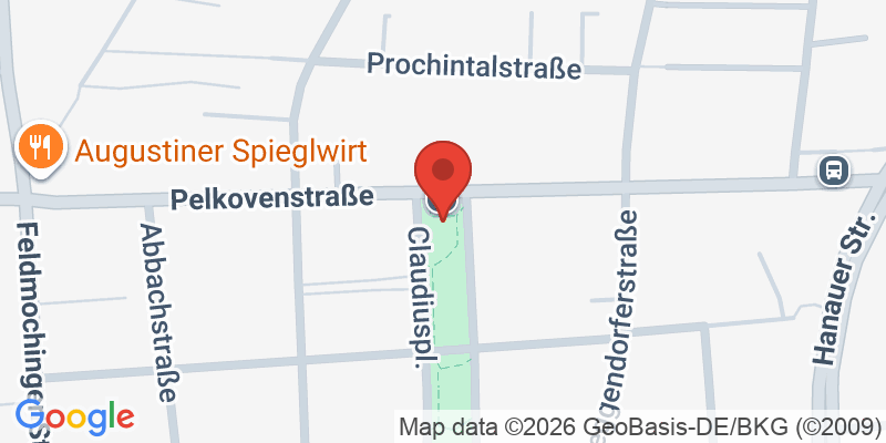 Mapa de la ubicación de Spielplatz "Claudiusplatz  Nord"