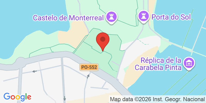 Mapa de la ubicación de A Palma
