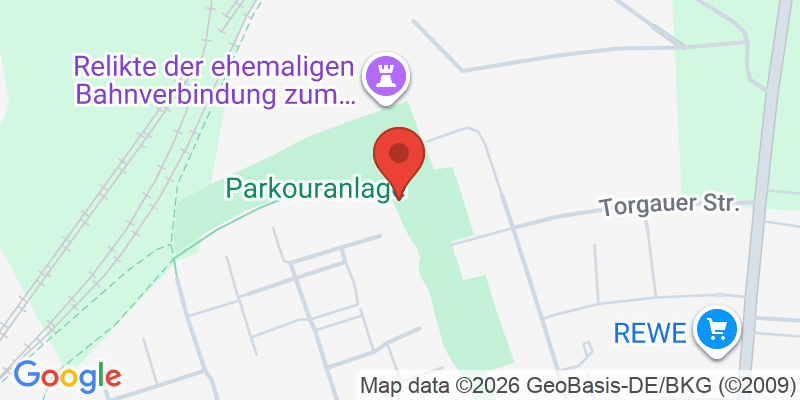 Mapa de la ubicación de Spielplatz "Merseburger Straße, Spielbereich Ost"