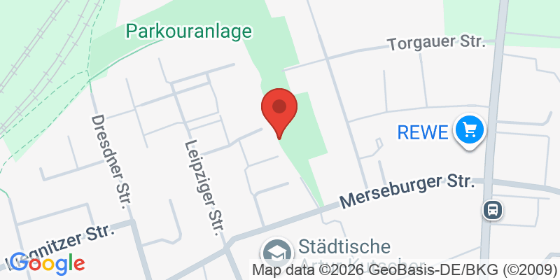 Mapa de la ubicación de Spielplatz "Merseburger Straße, Tischtennis"