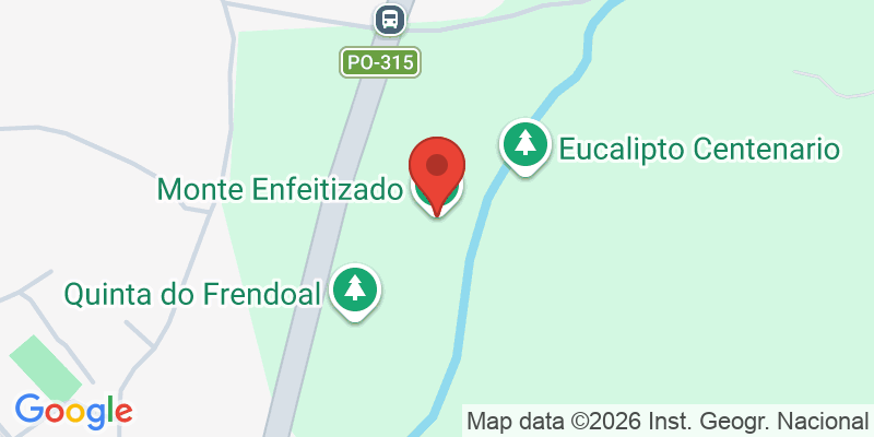 Mapa de la ubicación de Bosque Encantado