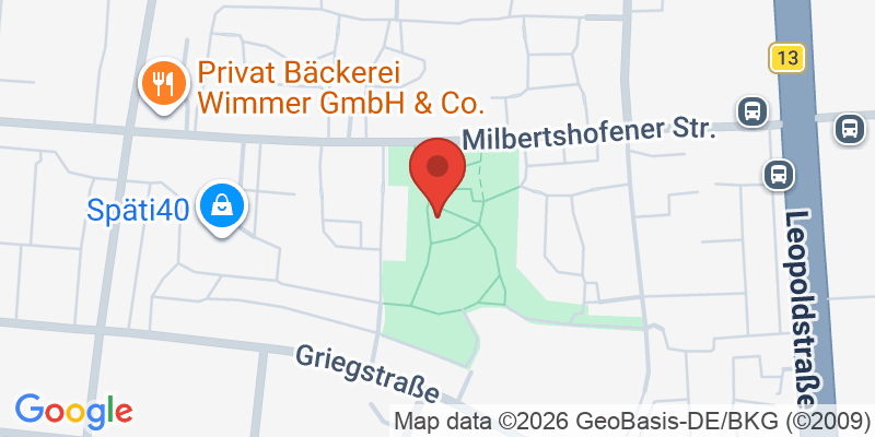 Mapa de la ubicación de Spielplatz "Milbertshofener Straße"