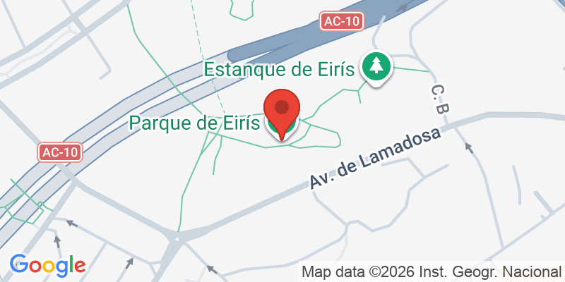 Mapa de la ubicación de Parque de Eirís