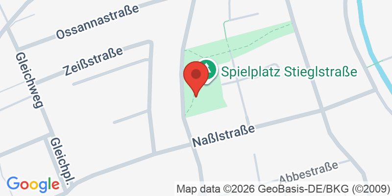 Mapa de la ubicación de Spielplatz "Franz-Albert-Straße, an der Stieglstraße"