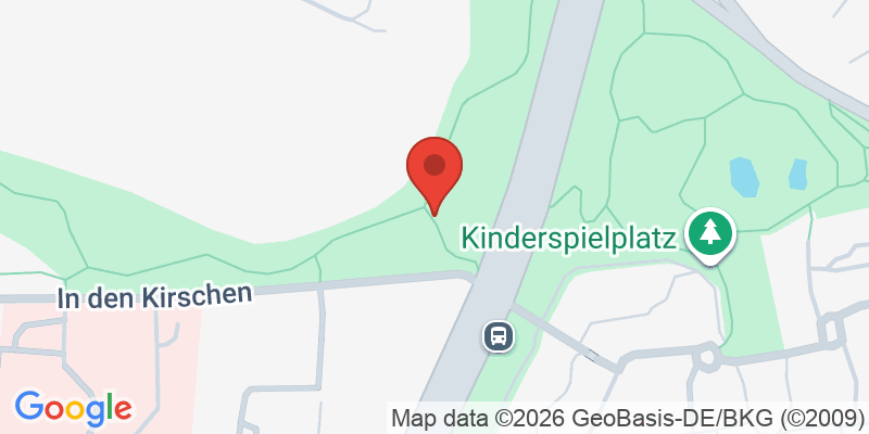 Mapa de la ubicación de Spielplatz "In den Kirschen, Rodelhang"