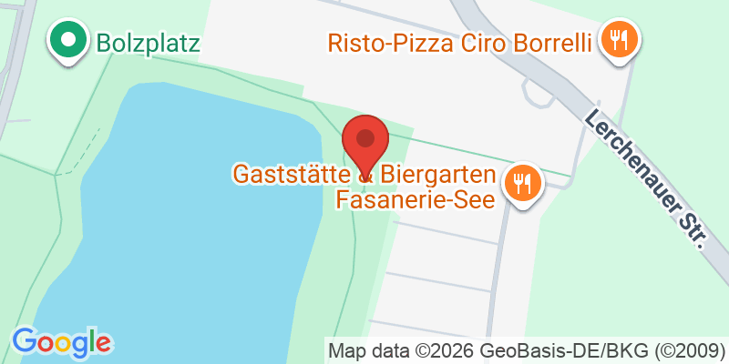 Mapa de la ubicación de Spielplatz "Fasaneriesee (Nordostufer)"