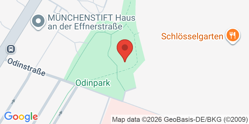 Mapa de la ubicación de Spielplatz "Odinstraße, nördlich des Normannenplatzes"