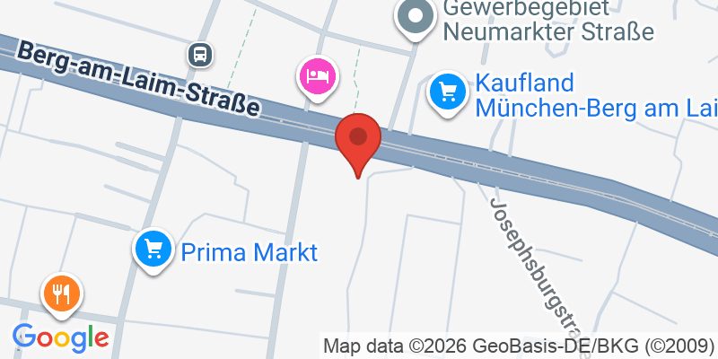 Mapa de la ubicación de Spielplatz "Echardinger Grünstreifen, Berg-am-Laim-Straße"