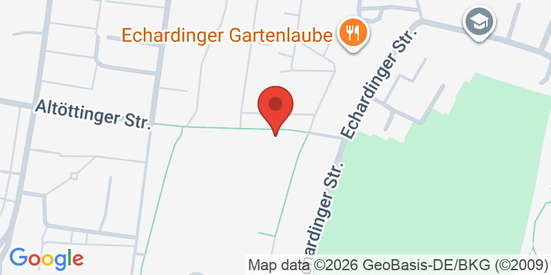 Mapa de la ubicación de Spielplatz "Echardinger Grünstreifen, Altöttinger Straße südöstlich"