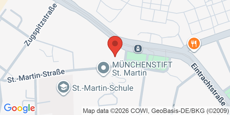 Mapa de la ubicación de Spielplatz "Sankt-Martins-Platz, im westl. Teil"