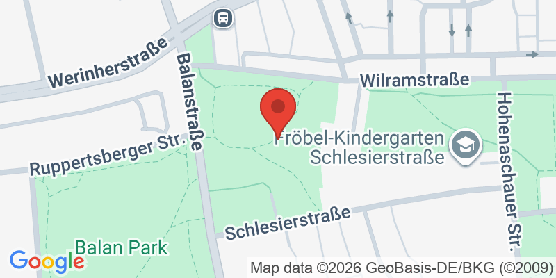 Mapa de la ubicación de Spielplatz "Wilramstraße, Ecke Balanstraße, Kolosseumsgarten"