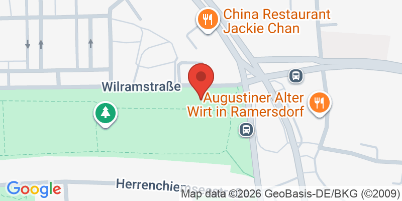 Mapa de la ubicación de Spielplatz "Wilramstraße, Ecke Rosenheimer Straße"