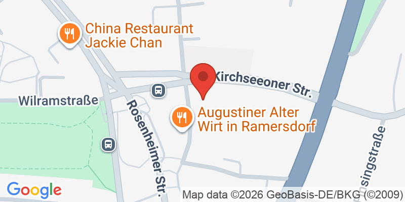 Mapa de la ubicación de Spielplatz "Kirchseeoner Straße, Ecke Aribonenstraße"